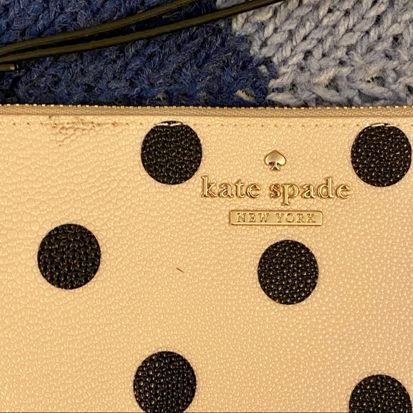 Kate Spade Cedar Street Polka Dot Bee Wristlet - Picture 3 of 7